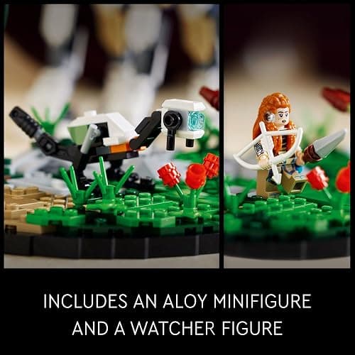 LEGO Horizon Forbidden West: Tallneck 76989 Building Set - Aloy Minifigure & Watcher Figure, Featuring Minifigure Accessories from The Game, Collectible Gift Idea for Teens, Adults, Men, Women thumbnail 5