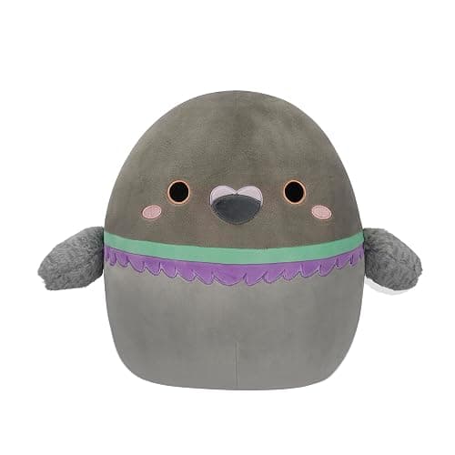 Squishmallows Original 14-Inch Ottilie Grey Pigeon with Fuzzy Wings - Official Jazwares Large Plush - Image 1