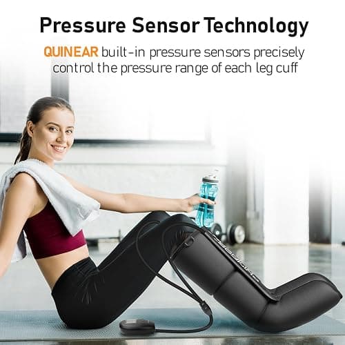 Leg Recovery System for Athletes, Air Compression Recovery Boots Massager for Circulation and Pain Relief - 9 Intensities 60-140 mmHg - FSA-HSA Eligible thumbnail 2