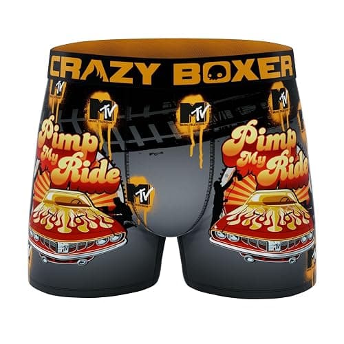 CRAZYBOXER Mtv Beavis And Butthead Men's Boxer Brief Men's Underwear Breathable (3 PACK) thumbnail 3