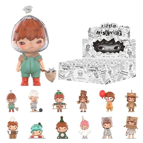 POP MART HIRONO Little Mischief Series, 12PCs Hirono Blind Box Figures, Random Design Action Figures Collectible Toys Home Decorations, Holiday Birthday Gifts for Girls and Boys, Whole Set - Image 1