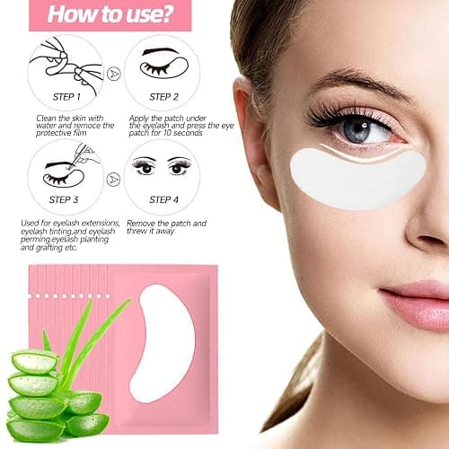 Lash Extension Kit Professional Eyelash Extensions Supplies Training for Beginners Mannequin Head Grafting Lash USB Fan Lash Shampoo Brush Spraye 0.07D Curl Mix 8-15mm Practice Eyelash Strips thumbnail 7