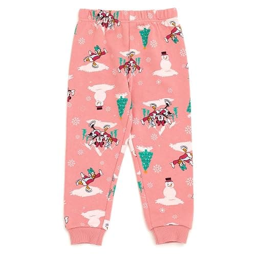 Disney Girls' Fleece Sweatshirt and Pants Set for Baby & Kids | 2-Piece Coordinated Set, Soft Fleece Fabric, Ribbed Collar and Cuffs, Comfortable Pull-On Pants thumbnail 4