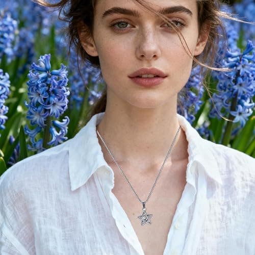 Y2K Necklace Grunge Jewelry Set for Women Men Silver Punk Alt Emo Goth | Y2K Jewelry Silver Cool Punk Emo Necklace Alt Alternative Gothic Accessory Star Sun Pentagram Spiral Necklace Stainless Steel thumbnail 4