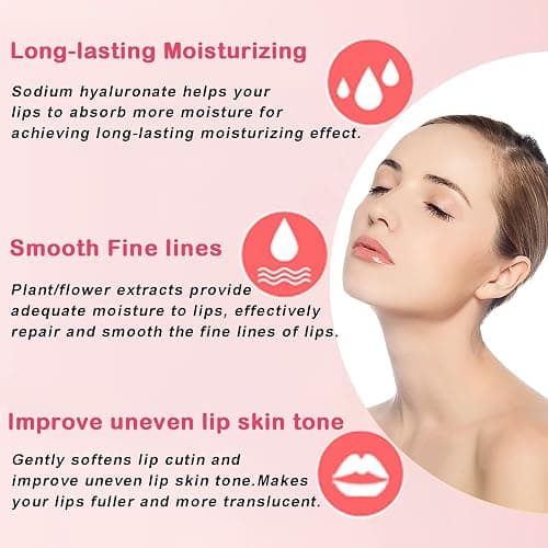 Permotary 30 PCS Collagen Lip Mask Crystal Mouth Care Gel Pads for Moisturizing & Reducing Chapped, Smoothing Fine Lines-Lip Patches for Firms & Hydrate thumbnail 3