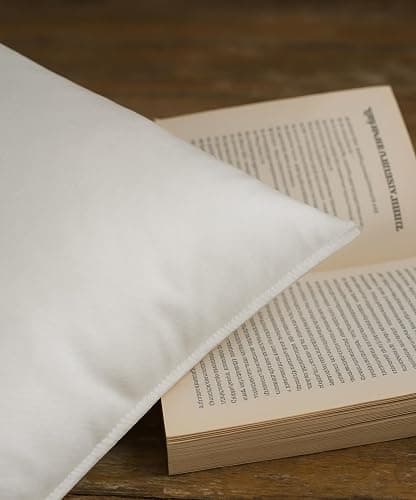LNT France - Lot de 4 Coussins de Garnissage 40x40cm, Ultra Gonflant, Coussin Canapé, Coussin à Recouvrir, Rembourrage Coussins Blanc. thumbnail 6