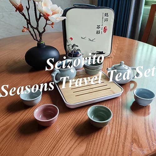 Scizorito Four Seasons Tea Set, Four Color Cup, Tea Set for Traveling in Four Seasons, Suitable for Birthdays, Graduation Ceremonies, Christmas Day thumbnail 4