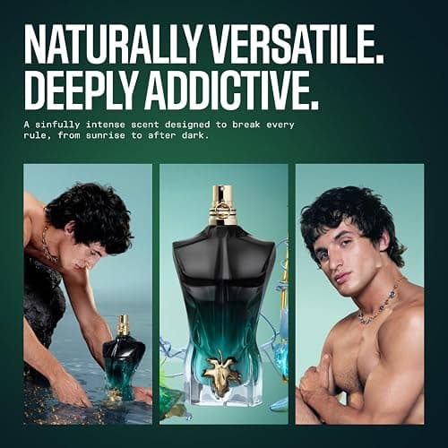 Jean Paul Gaultier Le Beau Le Parfum Intense for Men - Long Lasting Woody Amber Mens Cologne Eau de Parfum with Coconut Wood, Tonka Bean & Sandalwood - Designer Fragrance Spray, 2.5 oz thumbnail 6