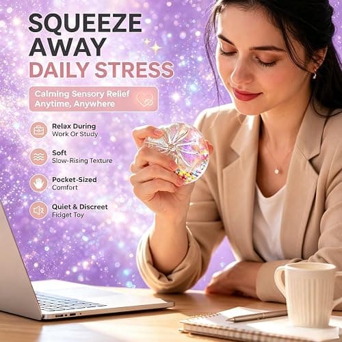 DIY Dumpling Squishy Making Kit,8 Empty Fillable Sensory Squeeze Bags, Vacuum Pressure Fidget for Anxiety Relief, Transparent Steamed Bun Style for Adults thumbnail 3