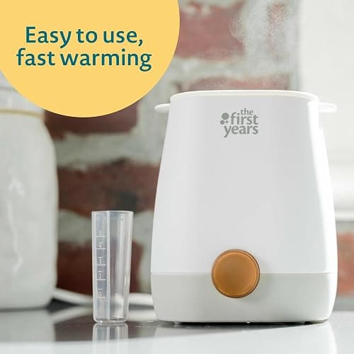 The First Years Baby Bottle Warmer and Sterilizer - Pacifier and Bottle Nipple Sanitizer - Feeding Baby Essentials for Formula or Breast Milk - Holds Multiple Sizes thumbnail 2