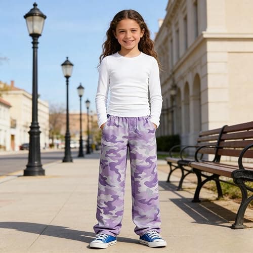 Voxikodex Girls Clothes 2 Piece Long Sleeve Shirt Tops Casual Pants Fall Winter Outfits for Teen Tween Girls 7-14 Years thumbnail 3