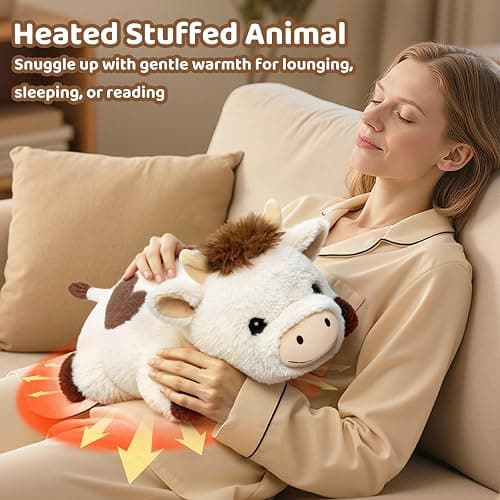 weighted heated stuffed animal 5lbs thumbnail 6