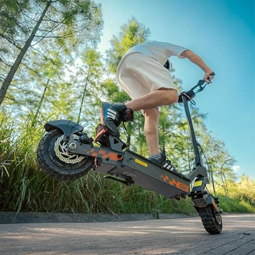 KuKirin G2 Electric Scooter for Adults, Long Range Foldable E Scooter, 55km Range, 10-Inch Off-Road Tyres, Dual Suspension, Dual Brakes, Touch Display, IPX4 Water Resistant, EN17128 thumbnail 5