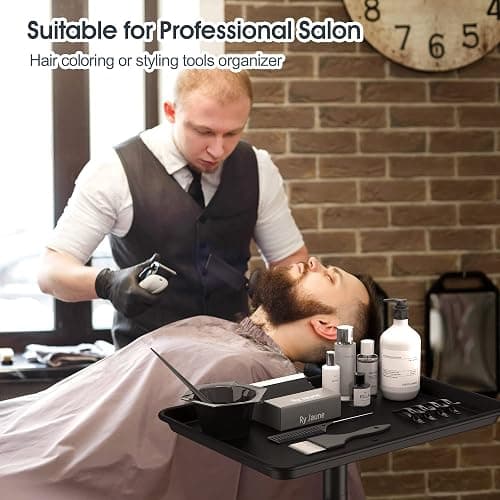 Premium Aluminum Salon Trolley Tattoo Mayo Instrument Rolling Tray Silver Salon Station with Wheels for Barber SPA Tattoo Clinic thumbnail 7
