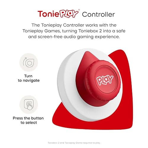 Toniebox 2 Audio Player Bundle for Kids 3+ with Winnie The Pooh, Tigger, Eeyore Figurines and Tonieplay Game & Controller - Cloud Pink thumbnail 7