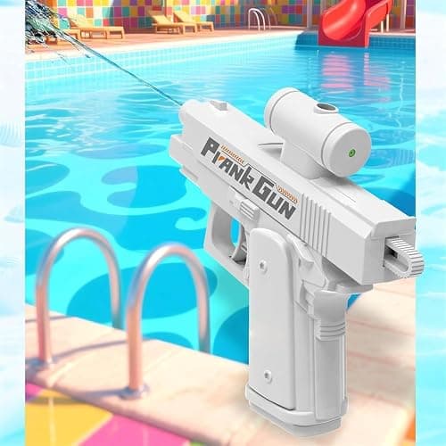 Prank Water Gun, Prank Two-Way Water Gun, Reverse Water Guns, Prank Squirt Gun Hilarious Novelty Toy for Parties & Summer Fun (White) - Image 1