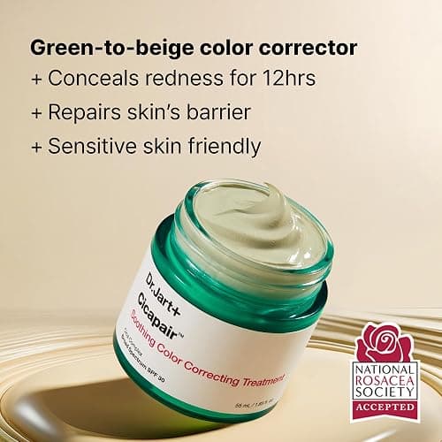Dr. Jart+ Cicapair Soothing Color Correcting Treatment SPF 30 with Centella Asiatica Extracts | cc cream | Korean Skin Care thumbnail 3