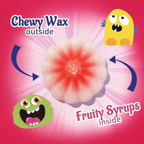 Gummy Glow Wax Candy 12oz Bulk Pack, Retro Chewy Wax Candies for Old School Candy Lovers with 55-65 Pieces & 5 Flavors, Nostalgic Sweet Treats thumbnail 3