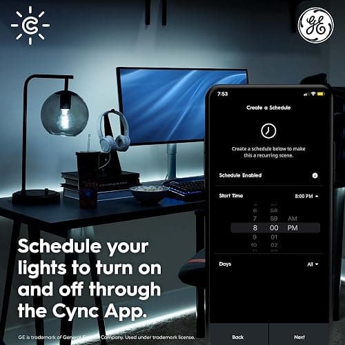 GE Cync Dynamic Effects Smart LED Light Strip with Music Sync, Color Changing WiFi Lights, Indoor Light Strip, Compatible with Alexa and Google Home, 32ft and Power Supply thumbnail 6