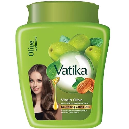 Dabur Vatika Deep Conditioning (Olive) Hair Mask (For Dry, Dull & Lifeless Hair) 500g - Image 1