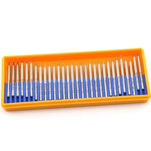 JINGLING Diamond Grinding Bits 1mm Spherical Head Carving Ball Bur Pack of 30Pcs thumbnail 5
