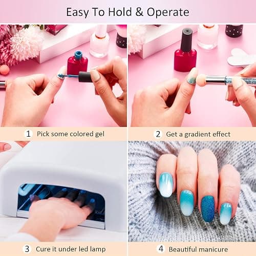 Maitys UV Gel Gradient Sponge Pens for Nail Art thumbnail 5