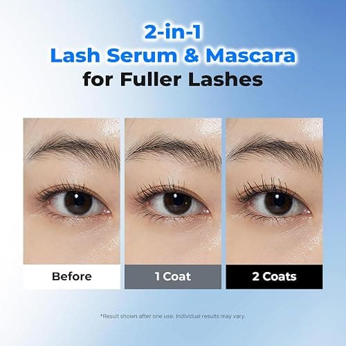 Epais Eyelash Black Tinted Serum, 2-in-1 Lash Growth Enhancer and Tinting Treatment, 7 Peptides and Biotin Formula for Longer Thicker Lashes, Charcoal-Based Black Food Complex, Korean Lash Care thumbnail 6