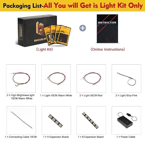 BrickBling LED Light Compatible with Lego Speed Champions 2 Fast 2 Furious Honda S2000 77241 - Not Come with Car thumbnail 5