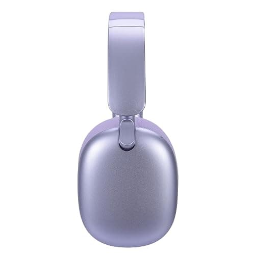 RORSOU C6 Active Noise Cancelling Headphones, Wireless Over Ear Bluetooth Headphones, 60H Playtime, Lightweight Folding Deep Bass Comfort Fit Ear Cups Headset with Mic for iPad/Travel/PC/Home Purple thumbnail 3