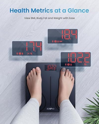 RENPHO Smart Scale for Body Weight, FSA&HSA Eligible, Digital Bathroom Scale BMI Weighing Bluetooth Body Fat Scale, Body Composition Monitor Health Analyzer with Smartphone App, 400 lbs - Elis 1 thumbnail 2