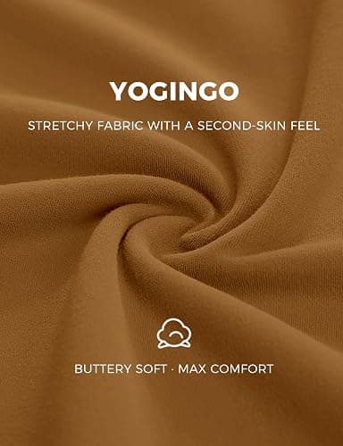 YOGINGO Womens Crew Neck Basic Long Sleeve T Shirt Slim Fit Tees 2024 Fall Y2k Going Out Crop Tops Cute Tight Shirts thumbnail 7