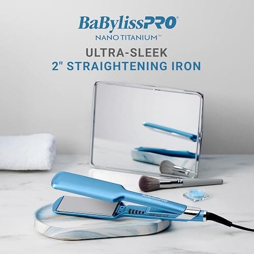 BabylissPRO Nano Titanium Ultra-Sleek Hair Straightener, Flat Iron for All Hair Types thumbnail 5