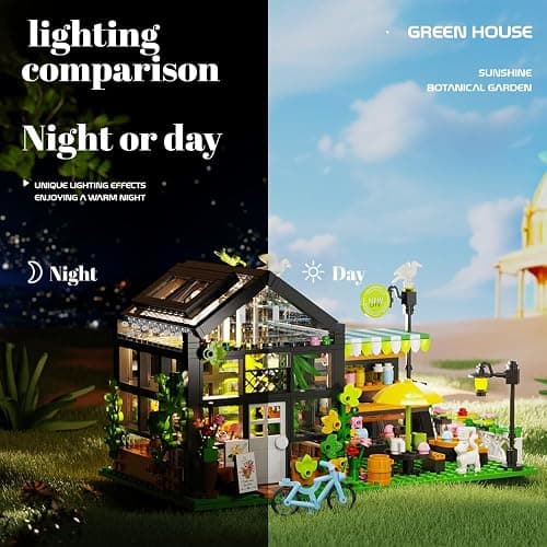 Flower House Building Set with LED thumbnail 5