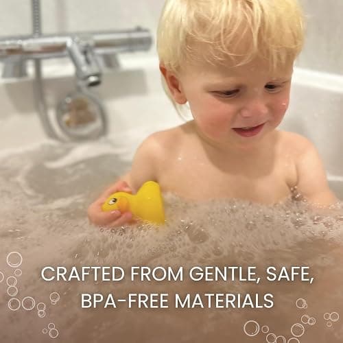 TensCare Digi Duckling Digital Water LCD Thermometer and Baby Bath Time Toy, yellow , Pack of 1 thumbnail 4