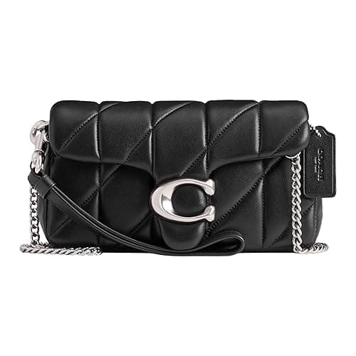 COACH Quilted Pillow Leather Tabby Wristlet with Chain - Image 1