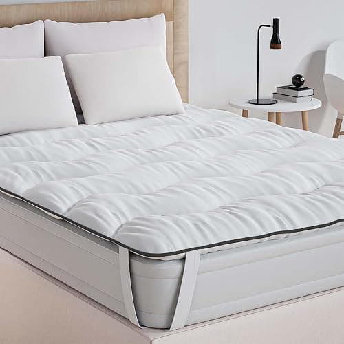 CASABEL Surmatelas Nuage 140 x 190 cm en Microfibre - Confort Optimal - Moelleux, Anti-acarien, Respirant- pour Matelas 2 Places Adulte et Enfant, Clic Clac, BZ thumbnail 9