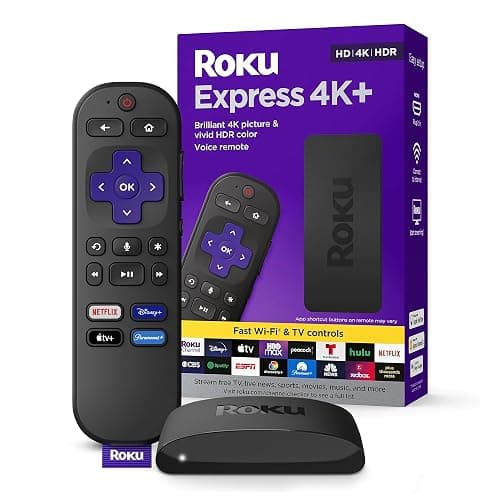 Roku Express 4K+ | Roku Streaming Device 4K/HDR with Voice Remote, Free & Live TV thumbnail 8