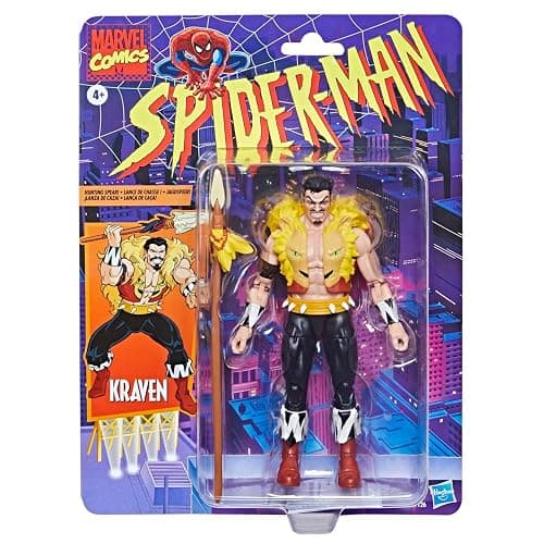 Hasbro Figure Kraven Spiderman Marvel Comics 15cm thumbnail 3