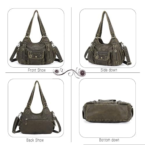 Angel Barcelo Purses for Women Soft PU Leather Shoulder Bag Crossbody Purse and Handbags thumbnail 4