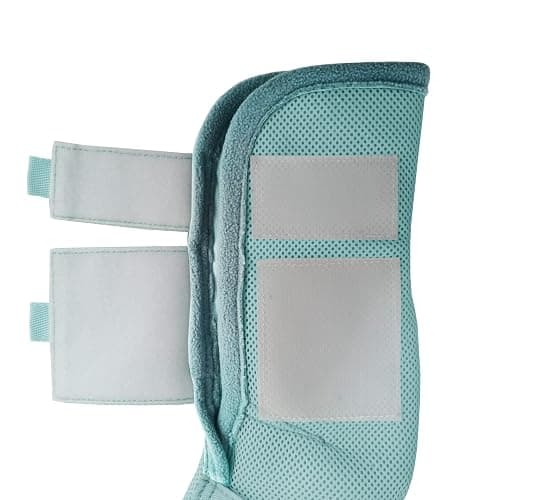 LEAFOREST Horse Fly Boots Set of 4 - Non Slip Leg Protection for Donkey Mini Pony Draft, Breathable Mesh Fly Boots for Pasture & Barn Use Blue Full thumbnail 3