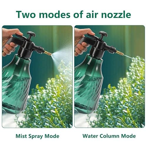 ZEAYEA 2 Pack 0.5 Gallon Hand Held Garden Sprayer, Pump Pressure Water Sprayer, Plastic Watering Cans with Adjustable Nozzle, Hand Sprayers for Lawn, Garden, Indoor Outdoor Gardening, Home Cleaning thumbnail 7