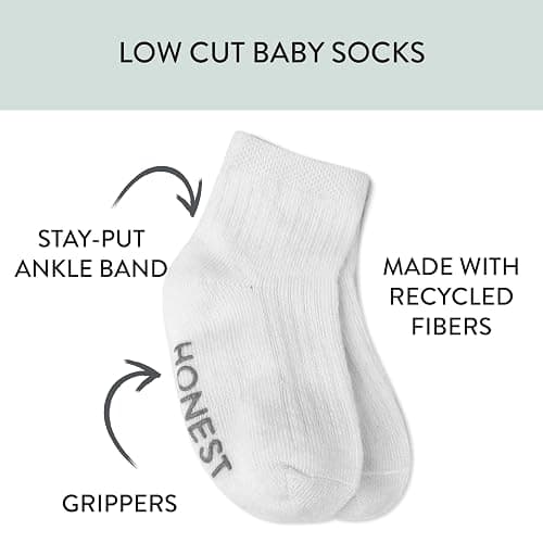 HonestBaby Baby Multipack Cozy Socks Sustainably Made for Infant, Newborn Baby, Toddler, Kids Boys, Girls thumbnail 3