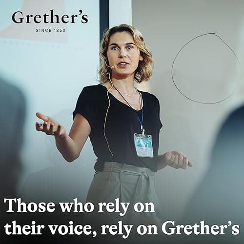 GRETHER'S Sugarfree Blackcurrant Pastilles - Natural Dry Mouth Relief - Soothing Throat & Healthy Voice - Gift for Singers - 3.75 oz. 1 Pack thumbnail 8