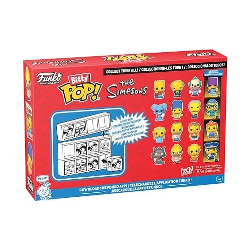 Funko Pop! Bitty: Simpsons - Maggie Simpson, Homer Simpson, Barney Gumble, and A Surprise Mystery Mini Figure - 0.9 Inch (2.2 Cm) - The Simpsons Collectable - Stackable Display Shelf Included thumbnail 4