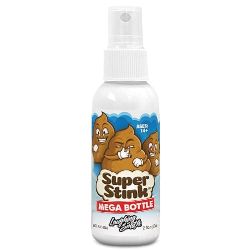 SUPER STINK (Mega Size 60ml) - Fart Spray - 'Insanely Strong' Extra Potent Stink - Fake Poop Smelling Prank Stuff - Smells Like Super 'Bad' Gas - Great Gag Gifts, Stocking Stuffers & Fun Party Favors thumbnail 2
