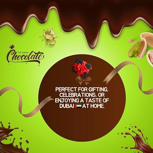 Velafee Dubai Chocolate Bar Pistachio Kunafa Fit 200g Dubai Kunefe Chocolate with Lots of Kadayi Pistachio Small Gifts for Snack Treats Kids Family & Friend thumbnail 4
