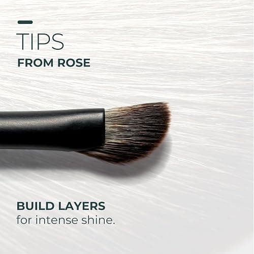 Rose and Ben Beauty E27 Inner Corner Highlight Brush | Angled Design for Precise Application | Cruelty-Free Bristles thumbnail 5