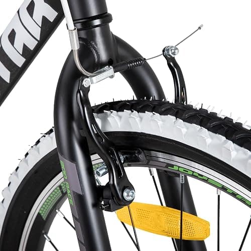 JOYSTAR Lubbock 20 24 Zoll Kinderfahrrad für Jungen & Mädchen im Alter von 7-12 Jahren Hardtail Mountainbike für Kinder mit 1-Gang/7-Gang Schaltung, Weißwand-Knobby-Reifen, Kinderfahrrad thumbnail 5