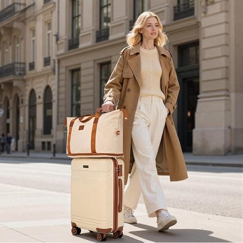 Cobens Luggage Sets 5 Piece with Spinner Wheels, Lightweight Hardshell Suitcases Set with Lock for Men and Women, Carry on Luggage Travel Set with Durable ABS Hard Case thumbnail 2