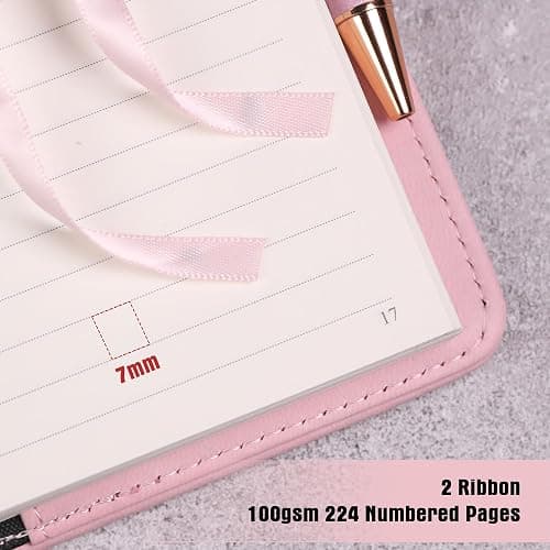 TIEFOSSI Diary with Lock for Women Girls, Lined Locked Journal, Butterfly Journal Notebook with Pen and Bookmark, A5 Refillable Locking Journals for Writing, 224 Numbered Pages thumbnail 5